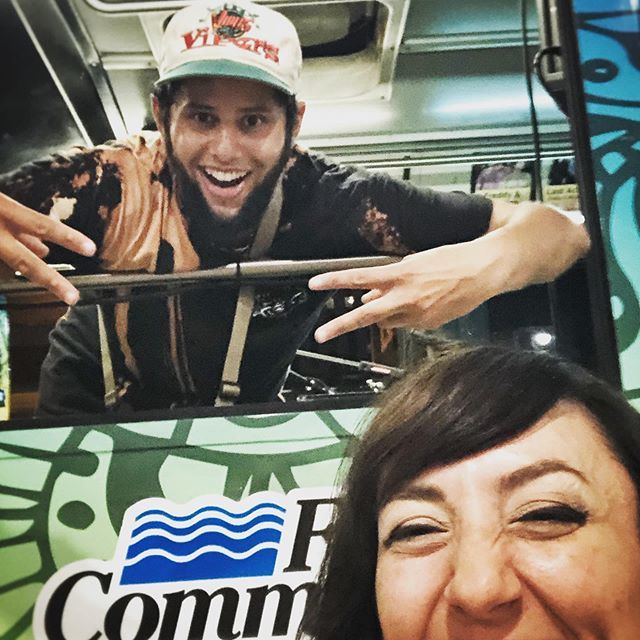 fiddlebird's tweet photo. @mileofmusicfest bus with @joehertler #mileofmusic #adventuresinappleton #michiganmusic #wisconsinsummer https://t.co/YH8qqUly6Z https://t.co/g3kIszxiQy
