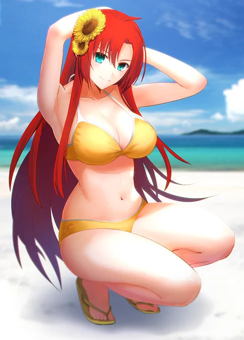 水着ブーディカさんもワンチャン実装ないかなって思ってるので描いた 
