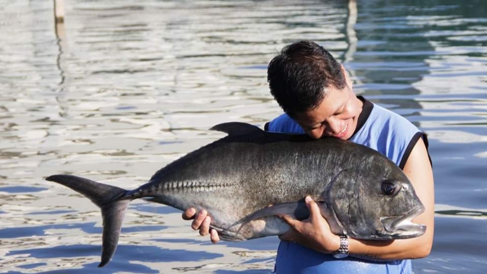 mudjiesantos's tweet photo. #BigFish #Aquaculture #Trevally #Talakitok #NFRDITeach #PARLC https://t.co/O285Qw2ByV