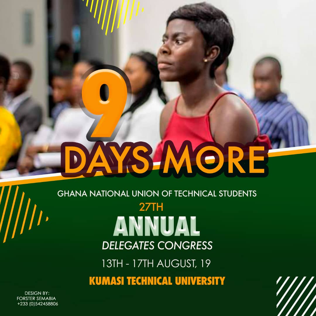 9days MORE to the GNUTS ANNUAL RESIDENTIAL DELEGATE CONGRESS!
Get your boots lazed and tell a friend to tell a friend there ain't gonna be no dull moment. 👌
