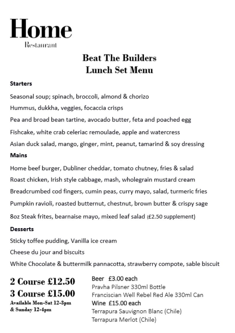 homepopup's tweet photo. Our #BeatTheBuilders set menus are continuing throught #August by popular demand.
#Thanks all those who #SupportLocal during the ongoing construction in #Belfast
Book your experience with #Home online https://t.co/jqfipuK2l0
@BelfastHourNI @LastMinTableNI @Dishyouwerehere https://t.co/Z00pd7cV8F