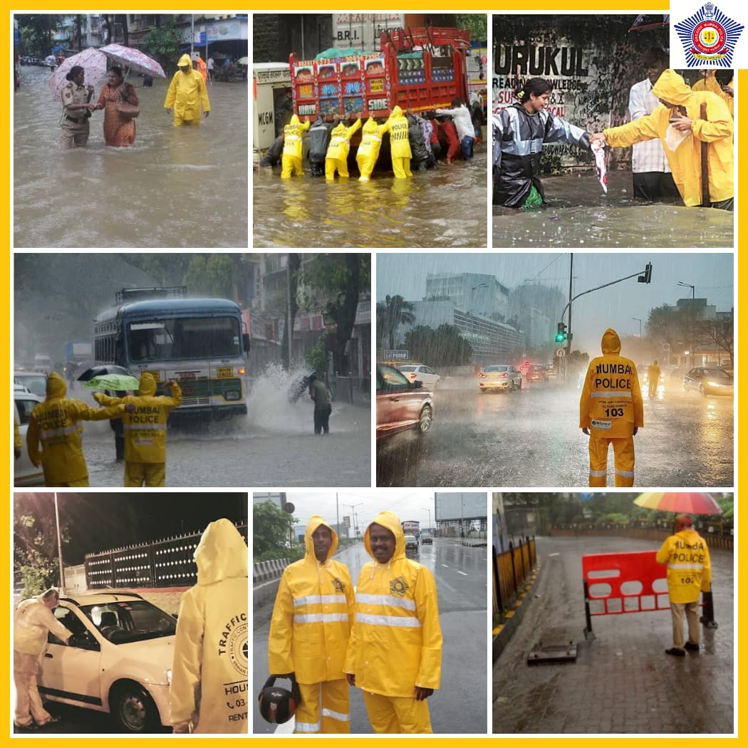 MumbaiPolice's tweet photo. Real friendship is sticking through the rainy days! Mumbai, for you, we'd always do it all over again. #HappyFriendshipDay2019 https://t.co/sbcAytGvZ8
