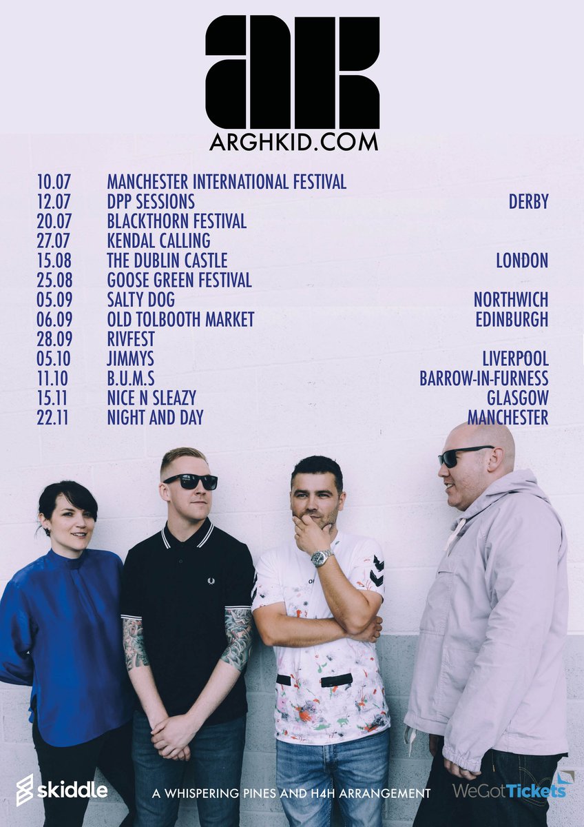 See the sensational <a href="/arghkid/">Scotty</a> &amp; special guests Heavy Salad &amp; <a href="/hotsoles/">Hot Soles</a> on FRI 22 NOV &amp; head to <a href="/weGotTickets/">WeGotTickets</a> for adv tickets here: tinyurl.com/ArghKid 

arghkid.com 

"Stunning and a tough act to follow" Louder Than War