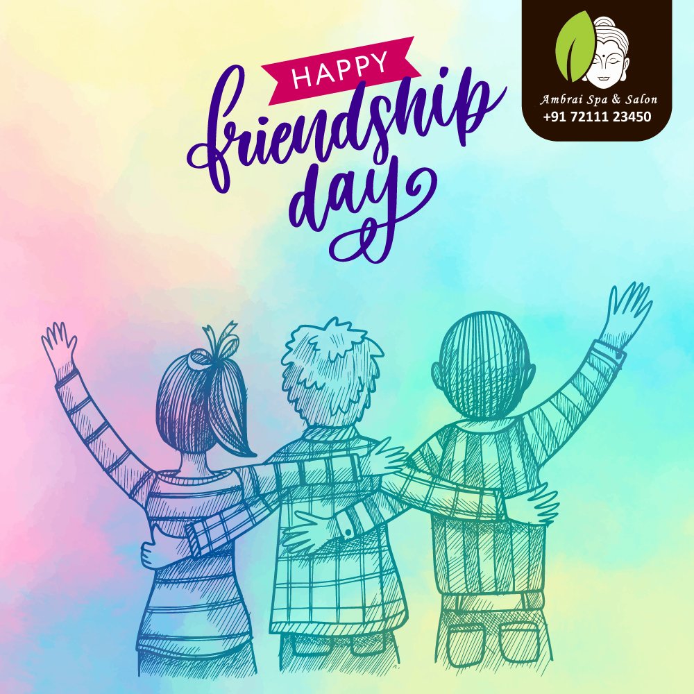 AmbraiSpa's tweet photo. Ambrai Spa wishes a Happy Friendship Day to Everyone.
#AmbraiSpaVadodara #HapyFriendshipDay2019 #HappyFriendshipday #Friendshipday https://t.co/ObFX9k6F4X