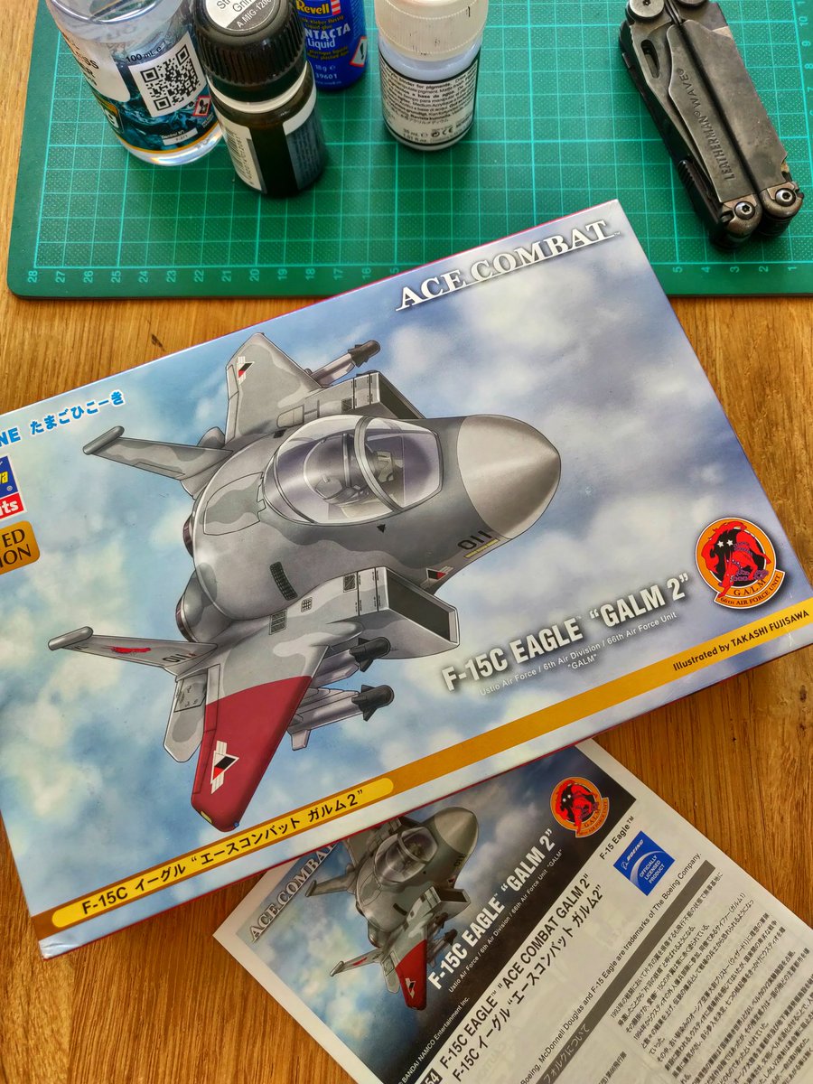 chuck_fk's tweet photo. Looking at my current Twitter profile pic, I just HAD to cop this. Chuck "Weeb" YGR confirmed. #acecombat #pixy #galm2 #eggplane #scalemodel https://t.co/snE4hGmFcz