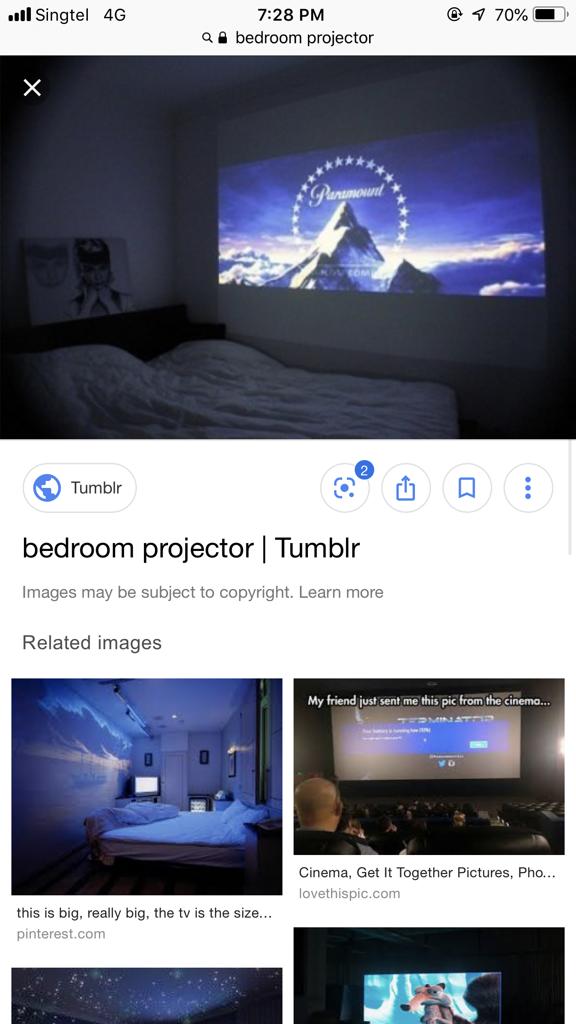 On Twitter My Bf Got Us This Mini Portable Projector