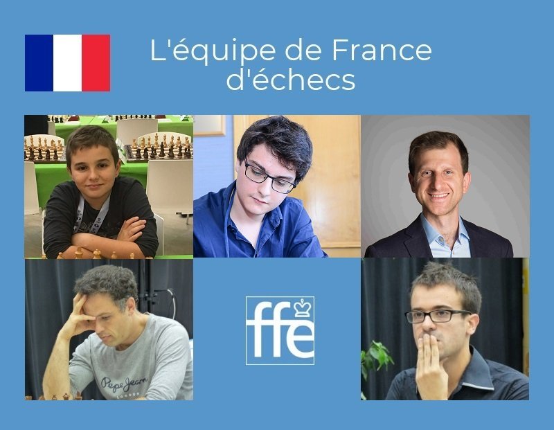 ffechecs's tweet photo. 🇫🇷 Igor Nataf, sélectionneur de l'équipe de France d'#échecs, a annoncé la composition pour le Championnat d'Europe qui aura lieu à Batumi du 23 octobre au 3 novembre 2019
• @romain_edouard
• Christian Bauer
• Maxime Lagarde
• Tigran Gharamian
• Marc'Andria Maurizzi https://t.co/Yroc1Q4Pih