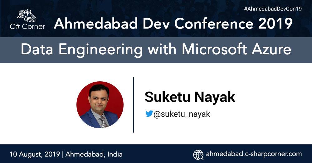 suketu_nayak's tweet photo. Speaker in Ahmedabad Dev Conference 2019 by CSharpCorner.
Join me to understand Data Engineering with Microsoft Azure.
#CSharpCorner #GetWings #BigData #MicrosoftAzure #AzureDatabrics #AzureDataFactory #AzureDatawarehouse #AzureDataLake
#AhmedabadDevCon19 #DevCon19 https://t.co/GKRAAh9u76