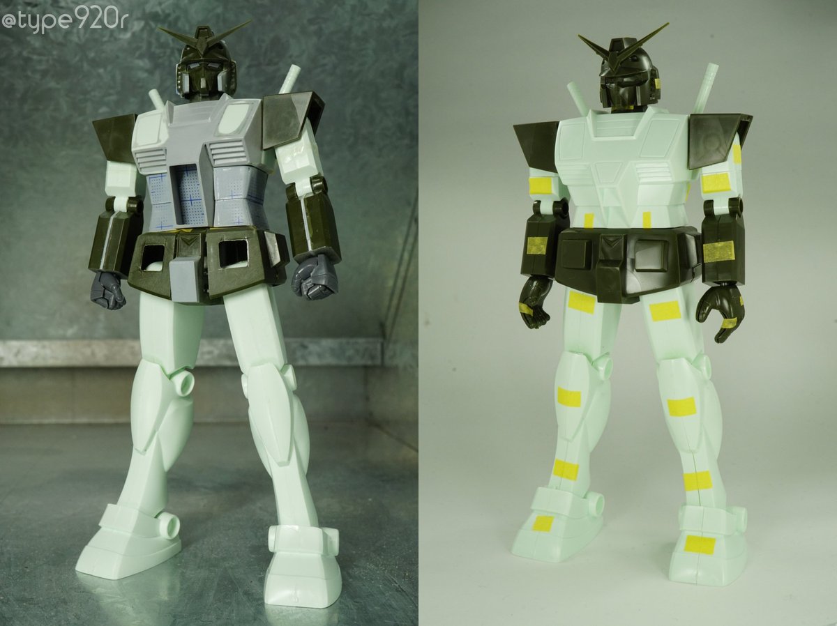 Twitter पर 玖弐零式改 Type9r 旧キット1 100 フルアーマーガンダムはじめました まずは中の人から 設定画のような煽りからの画がかっこよくなるようこまごま調整やってます 外の人も含めて道のりは長そう W 頑張ります Gunpla 旧キット Msv