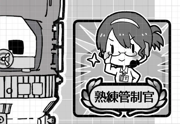 現状、表紙詐欺状態のHTV同人誌に、申し訳程度にキャラクターを押し込んでいく作業 