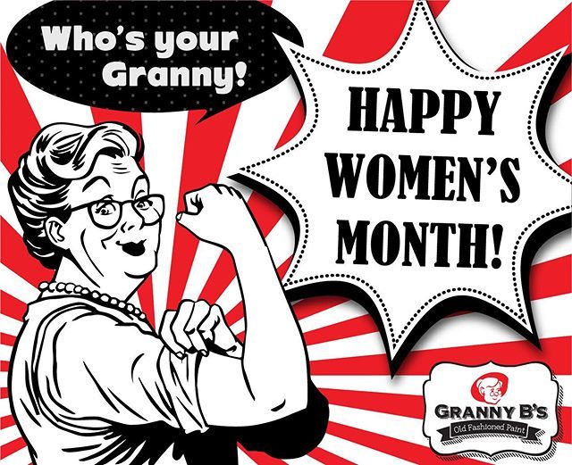 GrannyB_Paint's tweet photo. We’re celebrating women everyday...but this month...we’ll be going overboard - Happy Women’s Month ladies...😘
.
.
#chalkpaint #revamplikeachamp #grannyb #dontReplaceItGrannyB_it #artsandcrafts #proudlysouthafrican #proudlysouthafricanchalkpaint #gbpi… https://t.co/JujQM79Ipy https://t.co/jhWirvh9mN