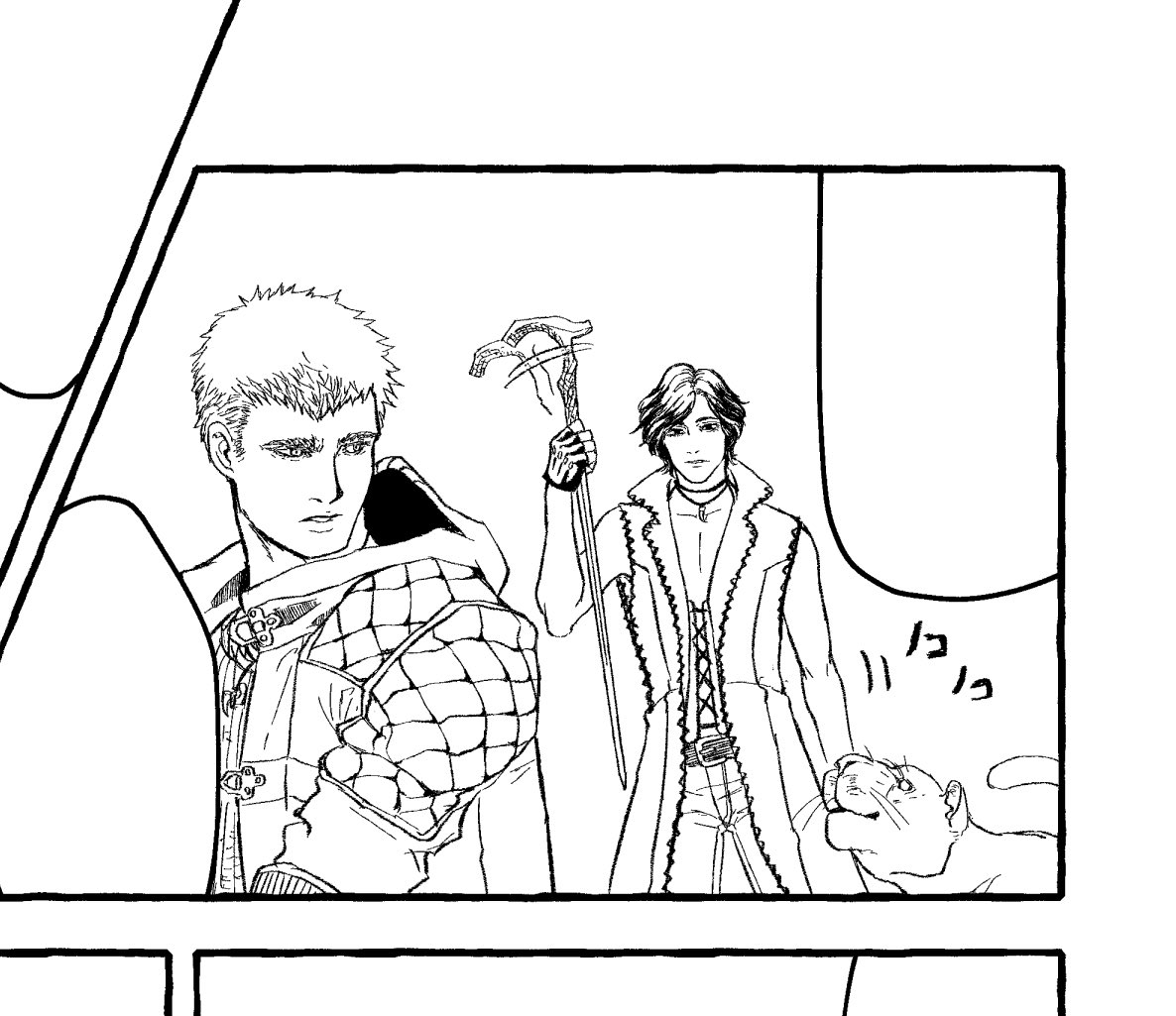 久しぶりに3コマじゃない漫画を描いてる 