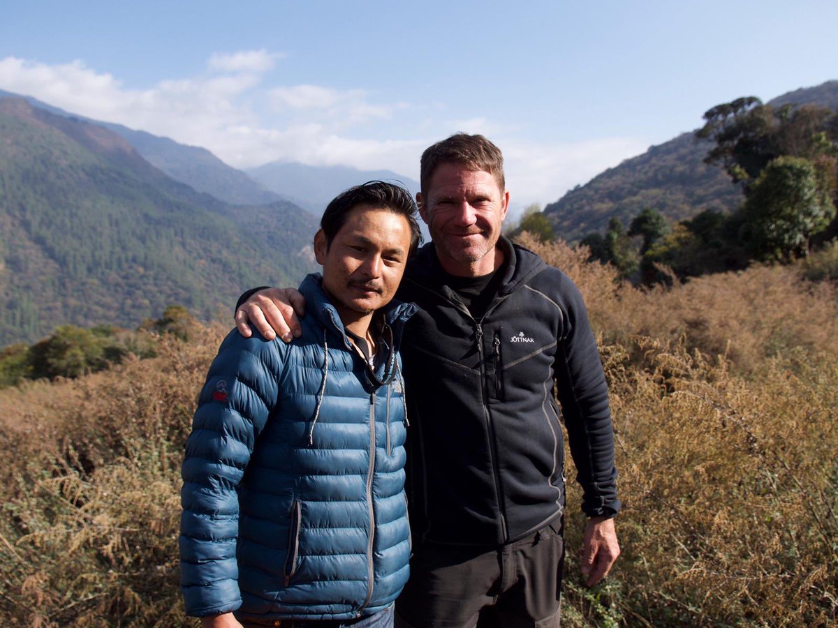 SteveBackshall's tweet photo. If I had to choose a favourite of the ten Expeditions, Bhutan would probably be it. Wild, remote, a genuine first with the finest team imaginable. But also because I’m so lucky to still be here.
🌊
Tonight at 8pm on @davechannel. Spoiler alert, I’m still here! #Expedition https://t.co/2BSn6L3zDF