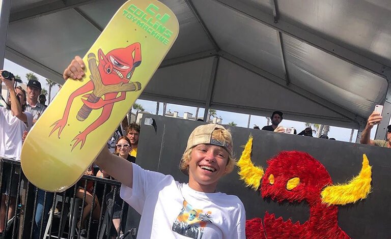 Slidershop's tweet photo. CJ Collins ya es profesional de Toy Machine.

📌 https://t.co/Lpjr5OniM2

#CJCollins #ToyMachine #Skateboard https://t.co/LF0MP7YRh5