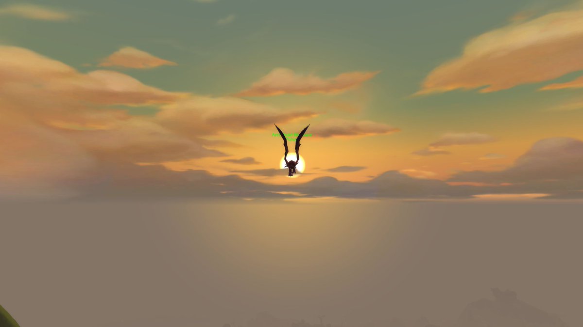 Aernath's tweet photo. Here's my Level 119 #Tauren #Druid, flying off to a #Zuldazar horizon, to #ding #Level120 very soon 🦅
#WorldOfWarcraft https://t.co/ZwSeDhjAF8