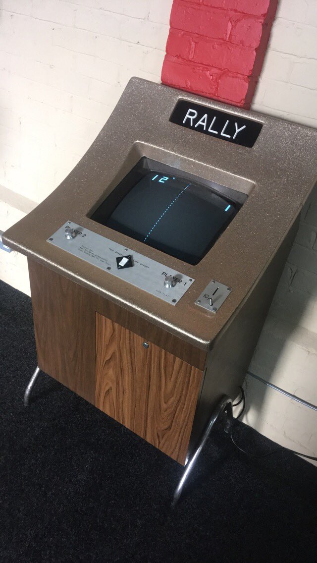 This is our oldest Machine #Rally at #RetrodomeUK 1973! Clone version of the 1972 #Pong!
#Retro #Gaming #Arcade #Barnsley #SouthYorkshire #RetroGaming #FreePlayArcade