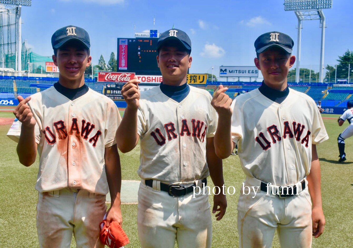 ふみふみさんのツイート 強力 浦和シニア 打線の主軸 左から 3番 山田慎之介 4番 坪井蒼汰 5番 上石航大くん 今日も 山田くんが4回に同点打 上石くんは4回に一時逆転となる二塁打 5回にも同点打 坪井くんは最終回に同点二塁打 明日の決勝も期待 ふみふみさんのツイート 強力 浦和シニア 打線の主軸 左から 3番 山田慎之介 4番 坪井蒼汰 5番 上石航大くん 今日も 山田くんが4回に同点打 上石くんは4回に一時逆転となる二塁打 5回にも同点打 坪井くんは最終回に同点二塁打 明日の決勝も期待