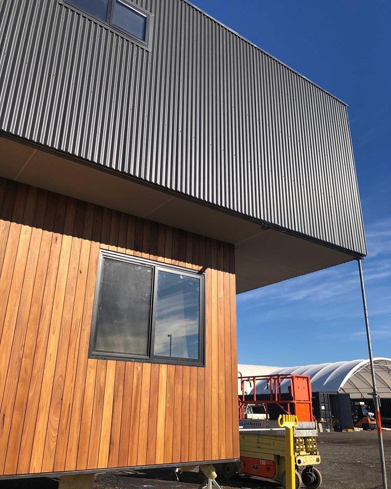 ArchiBloxPrefab's tweet photo. So excited to share an update on the latest project coming to completion at our facility. https://t.co/XcL0YNG9kg The 'St Kilda House' is soon to be trucked out to Melbourne's inner south east. Watch this space for our upcoming install day! https://t.co/aIGKwfs2MK