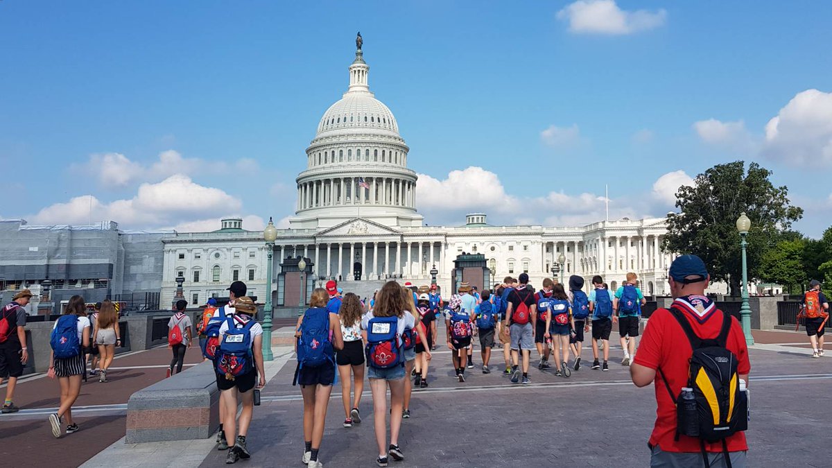 Unit24_WSJ24's tweet photo. Washington DC! Exploring the sights in the heat. 

#UK24WSJ #SouthLondonScouts https://t.co/EJY0VyT1jK