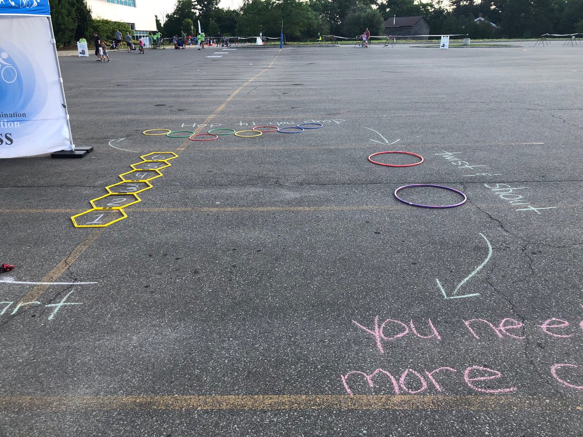 TriOntario's tweet photo. ⁦@TTClubMilton⁩ here today in our Family Fun Zone offering up a fun activity for our Kit Kids after the race https://t.co/3Hiey4jAuS