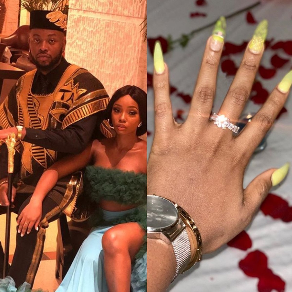 glancenigeria's tweet photo. Issa Marriage something!
Congrats to @iamteddya x @bammybestowed
Are we sticking with the #Bamteddy19 Hashtag?
#BBNaijaTwist #BBNaija2018 #BBNaija #tacha #SundayThoughts #bambam #GLANCE #Glancemagng #glancenigeria #glancengdotcom #glanceonline https://t.co/YVogtF0D6z