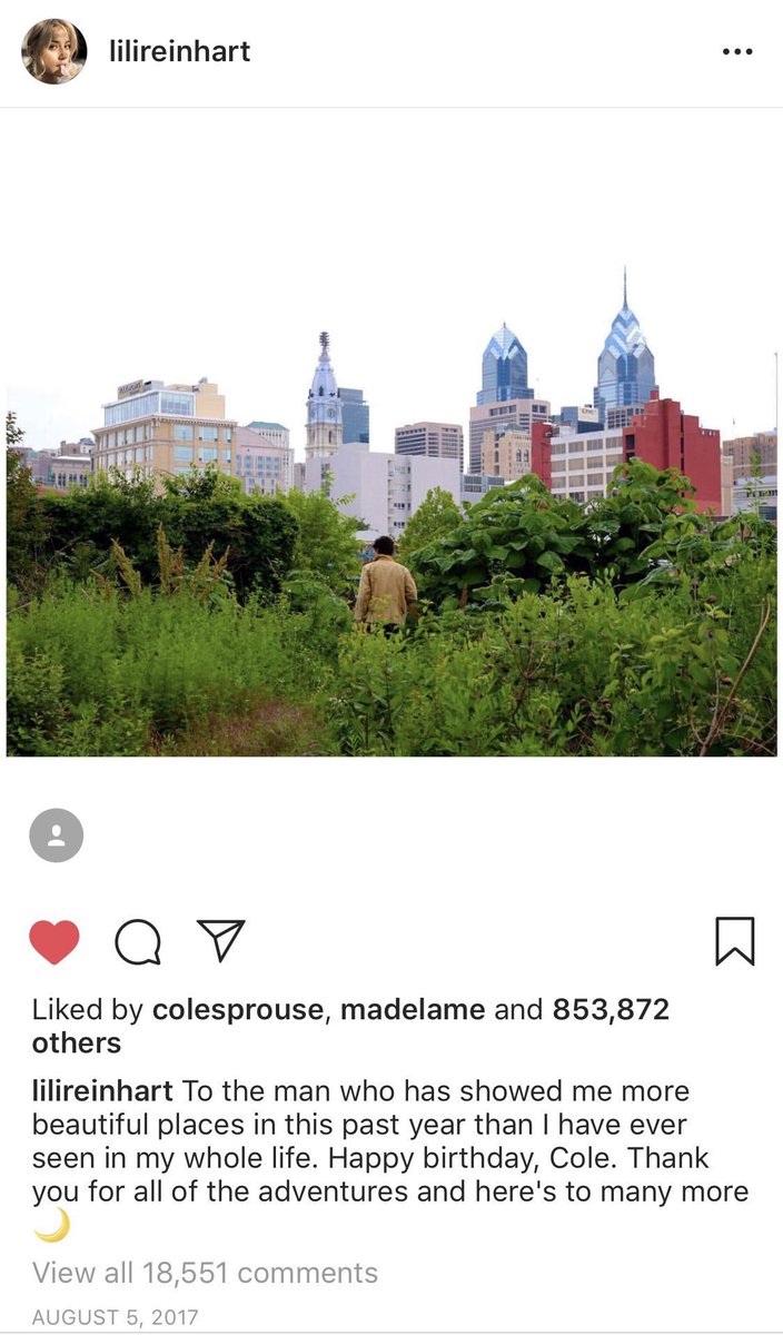 lilisreinhart's tweet photo. “my pal” “the man” “my love” and “they haven’t known the fortune it is to love you” these really are just  small glimpses of their relationship but we were lucky enough to watch their relationship grow https://t.co/OS5Oh54MBj