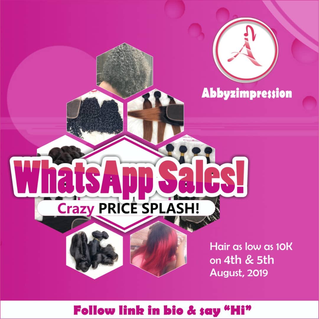 abbyzimpression's tweet photo. Don’t miss out on our sales today! Hit the link in bio and say “HI”. Save our number and we’d save yours. Stay tuned to our status. Starts by 1pm 🥂 https://t.co/E5Gp3f9KQN