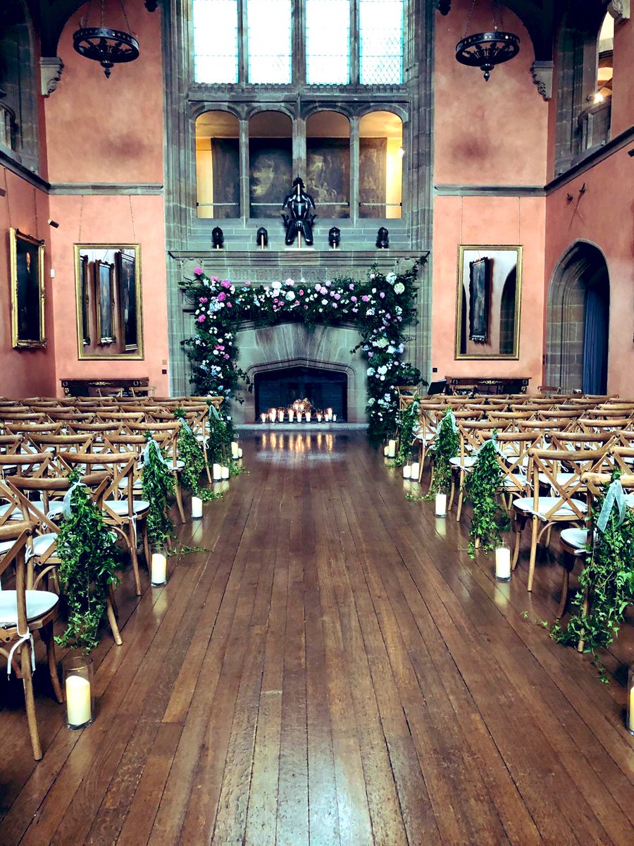 Buck Hall looking stunning for yesterday’s wedding at #cowdrayhouse. #weddingflowers by @thisflorallife & catering by @JacarandaCater. #sussexwedding #countrywedding #cowdray #summerwedding #weddingblooms #weddingceremonies cowdray.co.uk/event-venues/w…