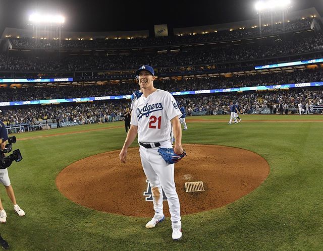 JonSooHooPics's tweet photo. The SooHoo”Dodgers”Scrapbook
“The Buehler Scrapbook”
8/3/19-Walker Buehler smiles after his complete game victory against the Padres at Dodger Stadium.
📷: @jon.soohoo @dodgers @buehlersdayoff21 #dodgers #dodgerstadium
#discoverla
#nikond5
#manhatt… https://t.co/Twww0UYbAv https://t.co/CMFdBjzkZj