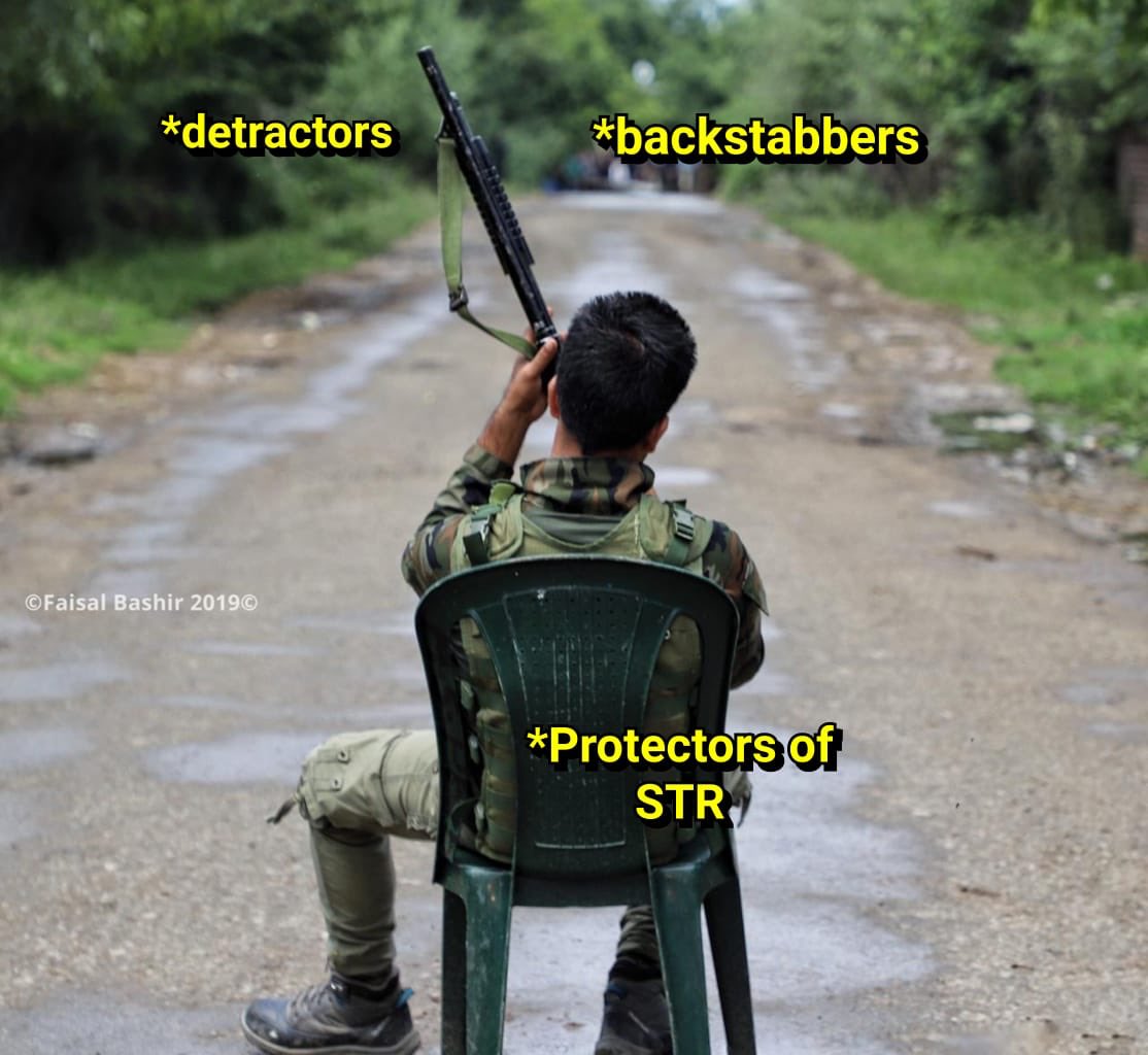 hariharangaj's tweet photo. The life of a #STR fan. No matter what they know #STR will rise again. https://t.co/i3yRzw3rpW