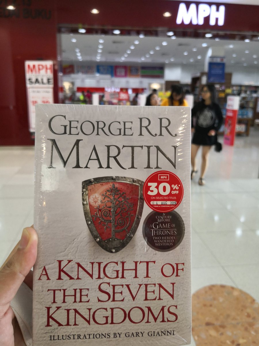 Bought another @GRRMspeaking masterpiece. Read fire & blood, so Knight of Seven Kingdoms, should be in that era. #GamefThrones #knightof7kingdoms #fireandblood
