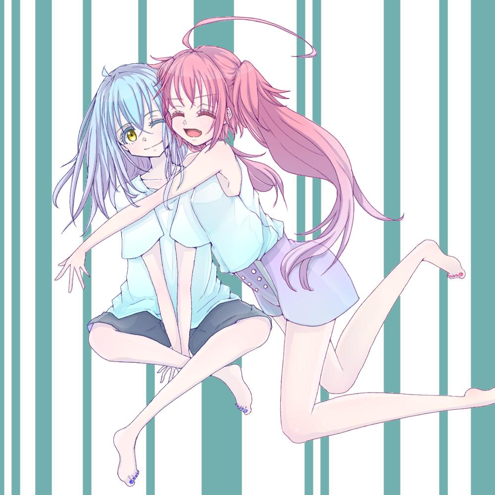 小鞠 休み 夏休みのリムル ミリム 塗り終えました 転生したらスライムだった件 転スラ 夏休み イラスト リムル ミリム T Co Vtb1w5v2zh Twitter