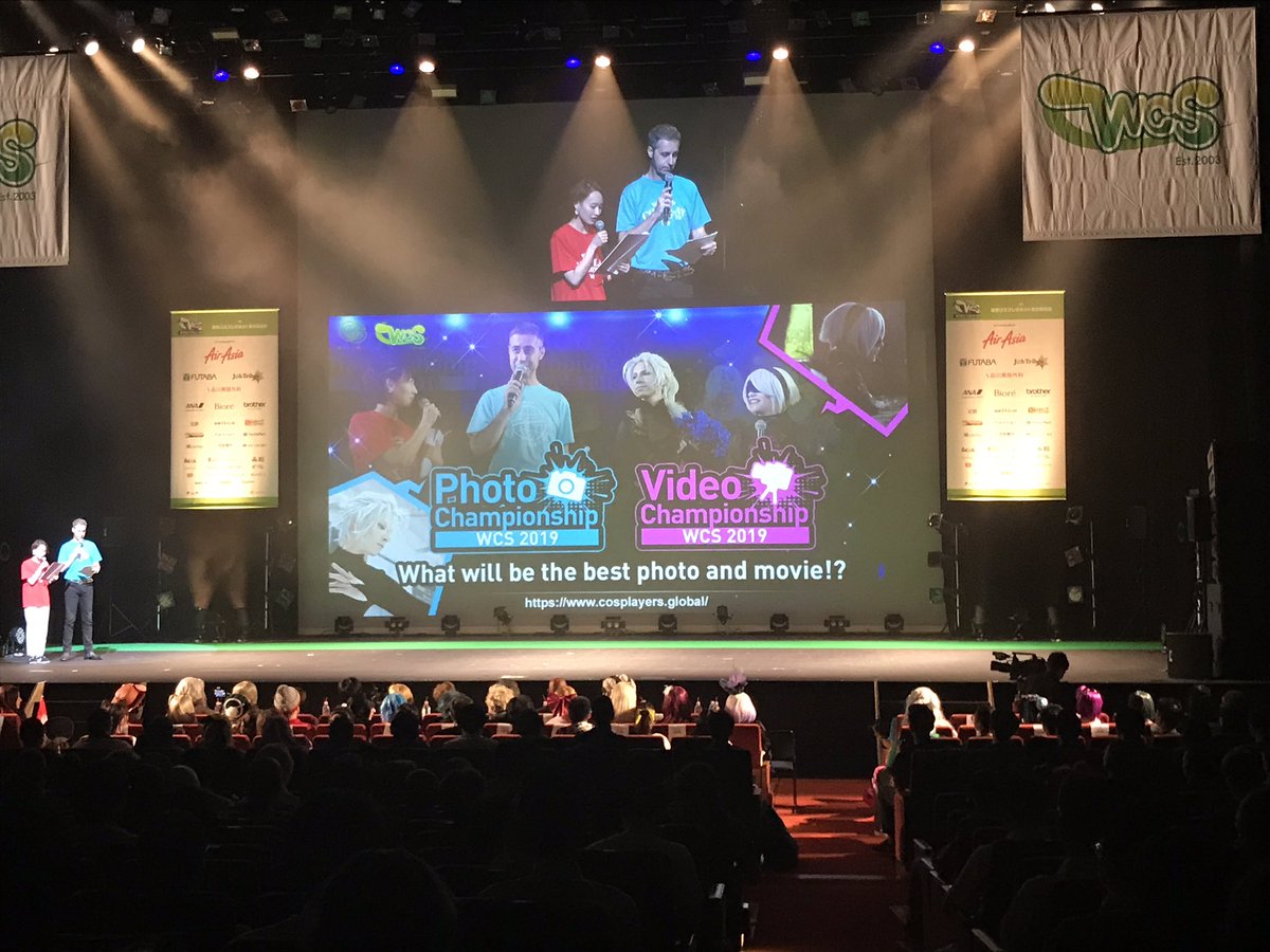 cosplay_summit's tweet photo. コスプレイヤーズグローバル
フォト&amp;ムービーコンテストの結果発表&amp;受賞式が行われてます‼️
#C_G #コスサミ #WCS2019 https://t.co/lWZEOLvEiY