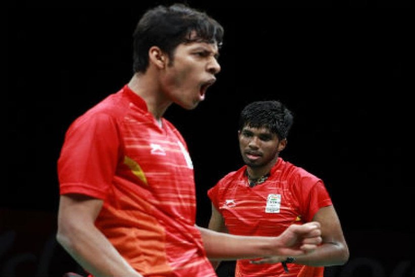 India_AllSports's tweet photo. News Flash: Satwiksairaj Rankireddy/Chirag Shetty upset World no. 2 duo &amp; reigning World Champions Ll Jun Hui /Yu Chen Liu  21-19, 18-21, 21-18 to WIN Thailand Open Doubles title.  
Watershed moment for Indian Doubles in Badminton. 
Super proud moment 
#ThailandOpenSuper500 https://t.co/xPm2k3gFrQ