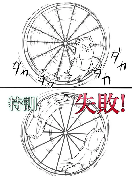 サーカスに向けて特訓中のボクカワウソ その1 