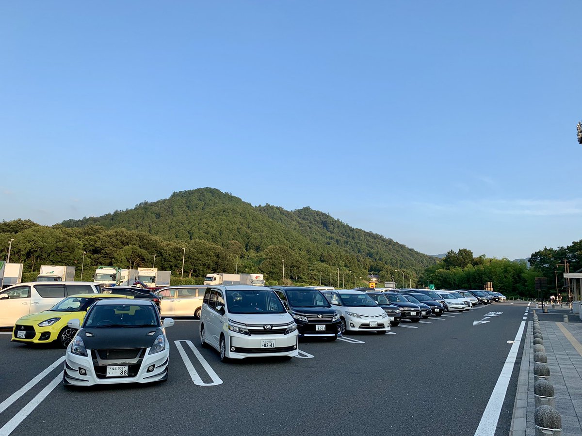 Yoyo Orz E1 名神高速道路 多賀sa 上り線 ぷらっとパークからお邪魔します 新旧スイスポ