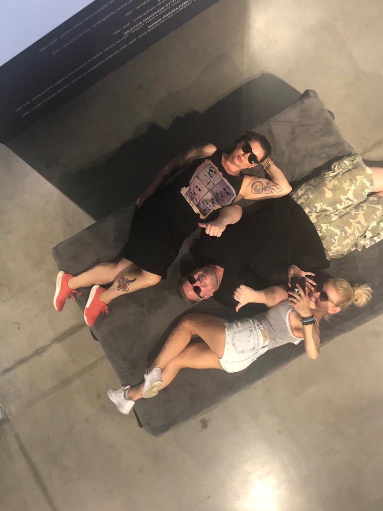 Creating art @ Helmut Newton exhibition