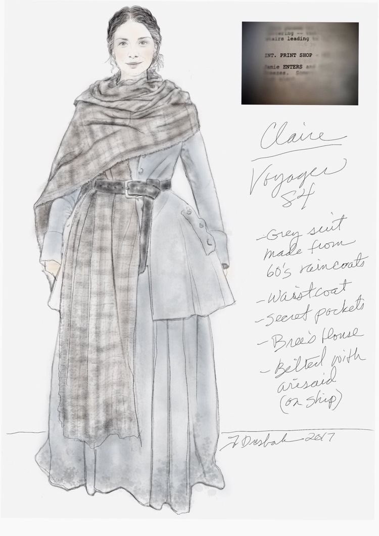 RedShoesRedWine's tweet photo. So I made a mock-up, and the mock-up is demanding to be finished & worn. I added tartan, buttonholes & have buttons ready to hand sew. It’s a fun variation of Claire’s riding habit worn in @Outlander_STARZ S3. The last image is the original design by @OutlanderCostum. #sewingwip https://t.co/FpvppKtp2G