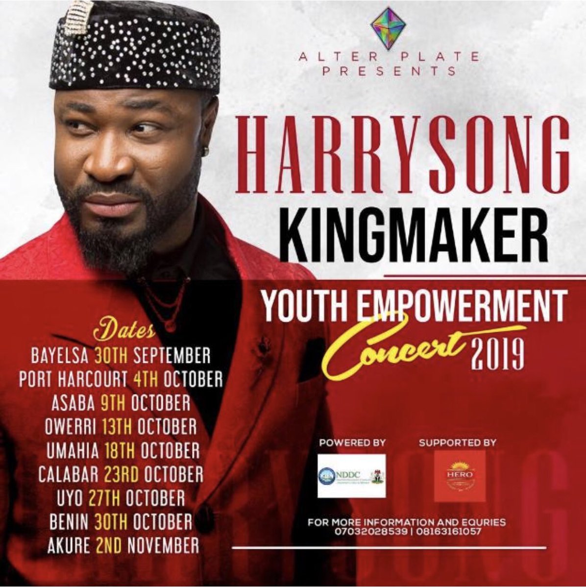 Chocoblazy's tweet photo. Ladies and gentlemen gossip dey for town kingmaker concert start next month ๐๐ , sister brother we go cha cha @iammrsongz #kwekwegang #Alterplate https://t.co/bZY2aPPkUF