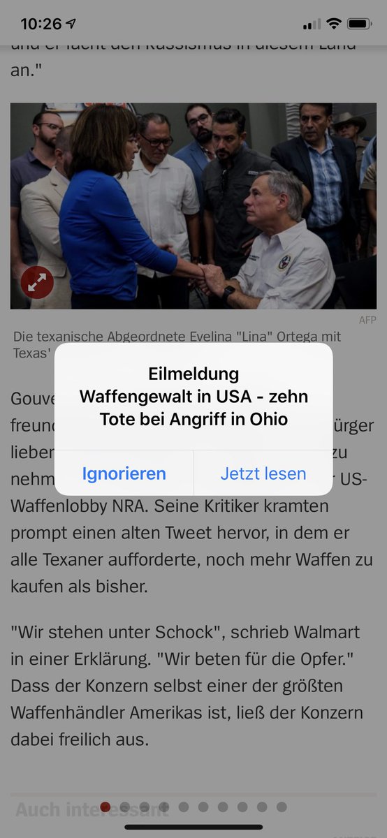 Artikel im #Spiegel über #ElPaso #Texas da kommt eine neue Meldung rein #Dayton #Ohio 
Was ist nur los? #racism #HateSpeech Leute wacht auf!