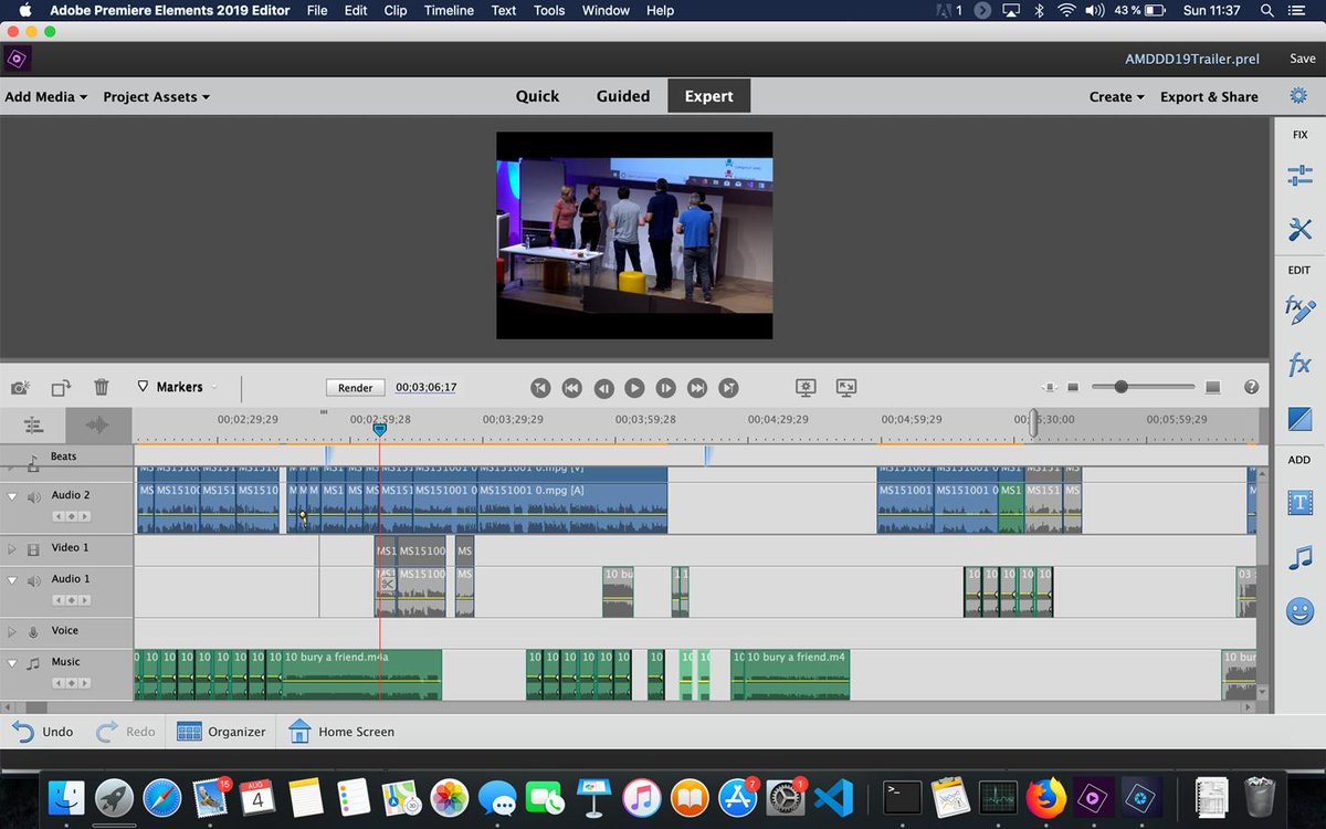 tpierrain's tweet photo. Currently making the trailer of the recent #AMDDD event. I'm enjoying more and more video editing.
Playing with rhythms, syncope etc. is like making music 🤘 https://t.co/KxajETb3qW