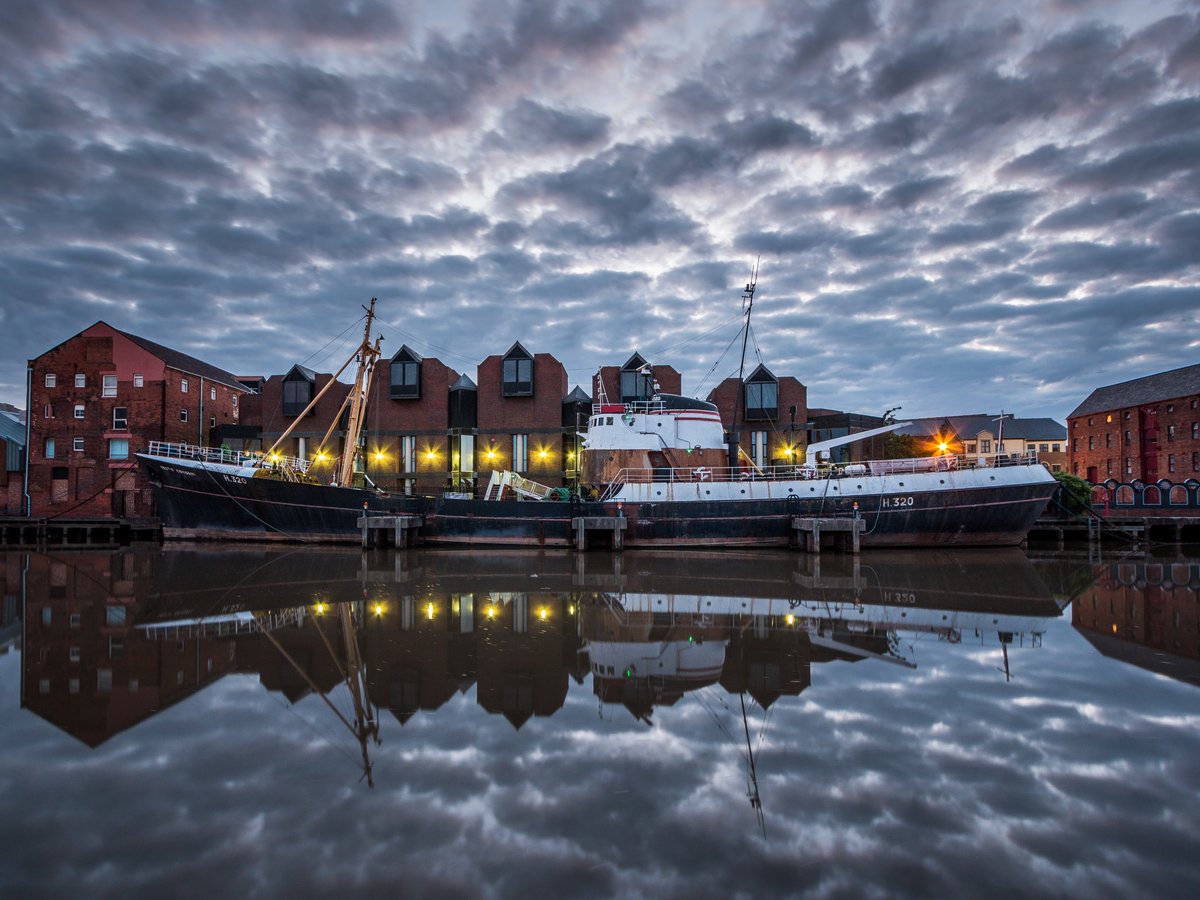 Imagesofhull's tweet photo. Today the Arctic Corsair relocates to a temporary home in Alexandra Dock. I can't remember a time when she wasn't berthed in the River Hull and it's seemingly only 20 years ago....
#arcticcorsair #hull #sidewinder #trawler https://t.co/gqO01z7jLv