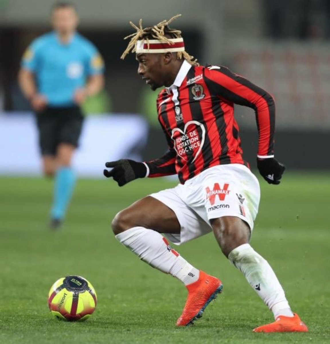 allan saint maximin gucci