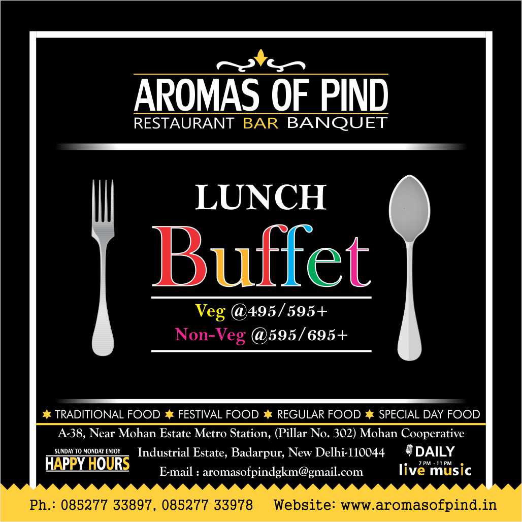 aromasofpind's tweet photo. Best buffet lunch @ https://t.co/LFNIs9OS4H for groups and get togethers.
Free h..For more info visit...https://t.co/H2goIansWl https://t.co/EzmhpIGtAd