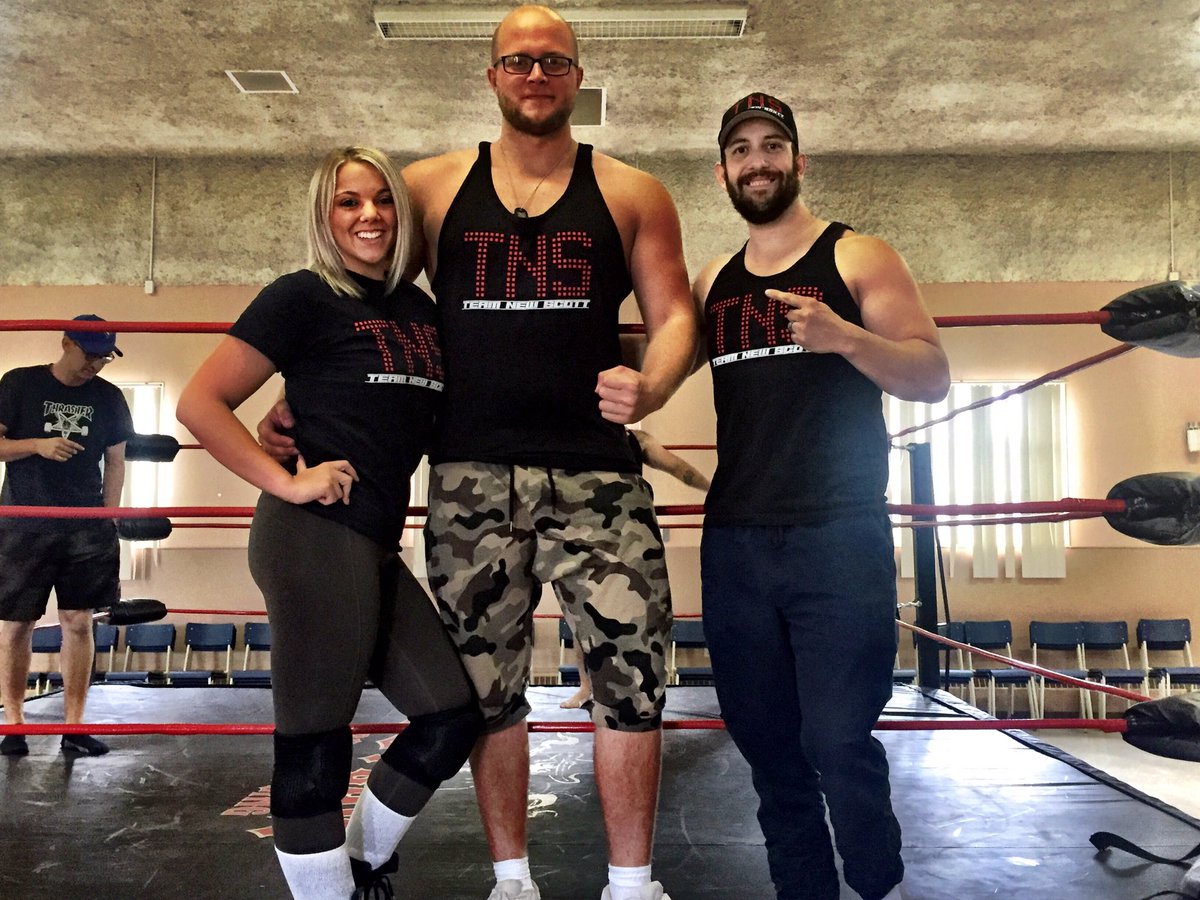 NewScott's tweet photo. Team New Scott! #MaritimeWrestling #NewScott #HalifaxNoise @mxwrestler @Maddison_Miles @CharlieWinston_ https://t.co/4C5BLcVXiJ