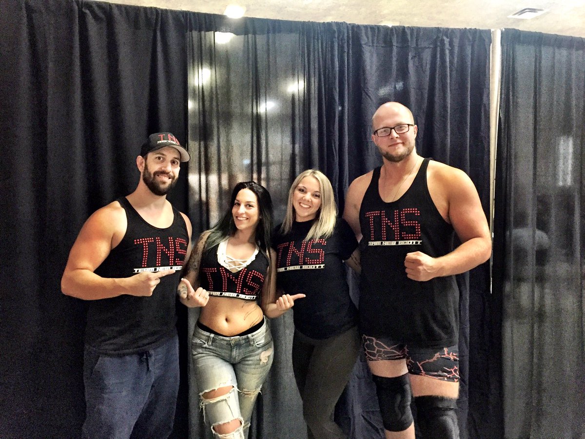 NewScott's tweet photo. Team New Scott! #MaritimeWrestling #NewScott #HalifaxNoise @mxwrestler @Maddison_Miles @CharlieWinston_ https://t.co/4C5BLcVXiJ