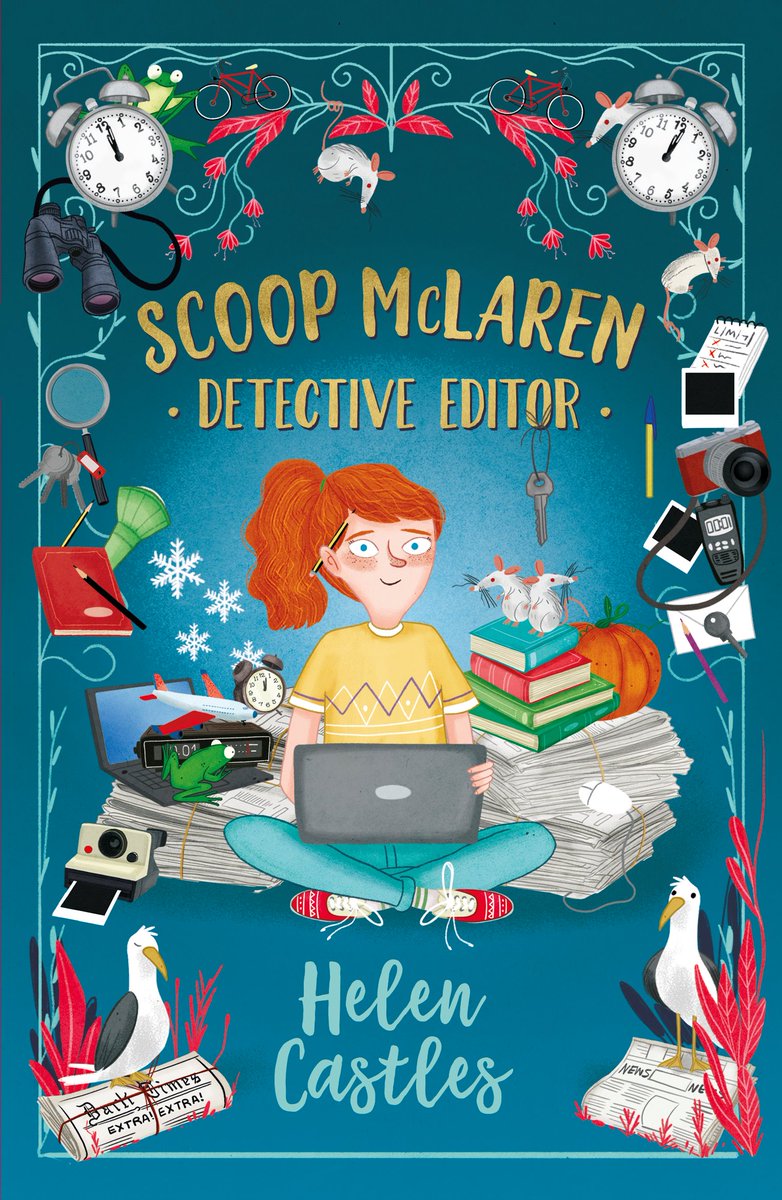 ZoeArtist's tweet photo. #SouthWalesEveningPost CHILDREN'S #BookReview AUG 3-4 
#ScoopMclaren: DETECTIVE EDITOR 
@helen_castles  A witty fast-paced mystery for fans of Robin Stevens and Katherine Woodfine. Can you follow the clues? Full review #DrawingOnBooks https://t.co/IufBvULMtq #mglit #bookblogger https://t.co/deSnKBR5Ld