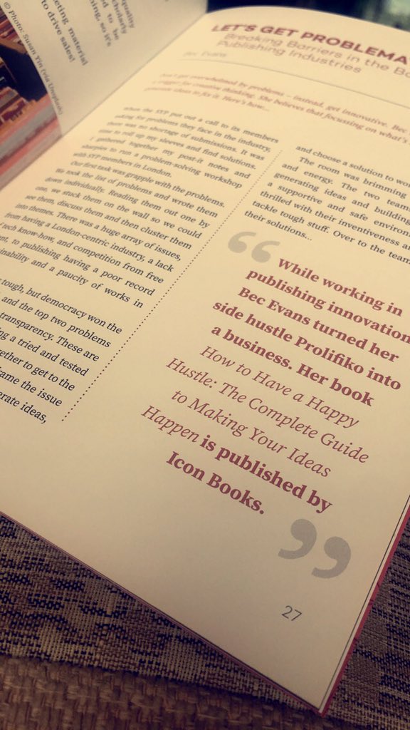 ReejaSarai's tweet photo. Grateful for:
- @Eva_Bec’s article on @SYP_UK’s #HappyHustle workshop, in #InPrint magazine
- @lenaradomska for publishing mine & @thatpubblogger’s interview w/ @aimeefelone, #KSWPrize winner, in InPrint 🙏🏼 #WomenInPublishing 🏆 @KSWPrize @_KnightsOf
- Lie-in!
#DailyGratitude https://t.co/DpInK8sOm4