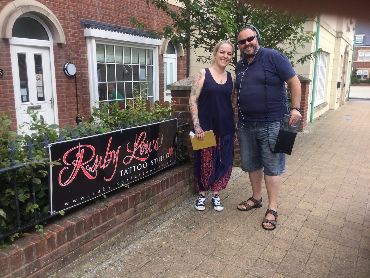 BBCWiltshire's tweet photo. Taz had Clue three for us at #RubyLou’s Tattoo Studio in #EastWichell Can we beat the evil #cluemaster, @ItsRadioCarl @stodgey @SueDaviesWilts are wanting another win today we need your help before the deadline of 11:50 #cluelesswilts https://t.co/qbGIU9Ixk9