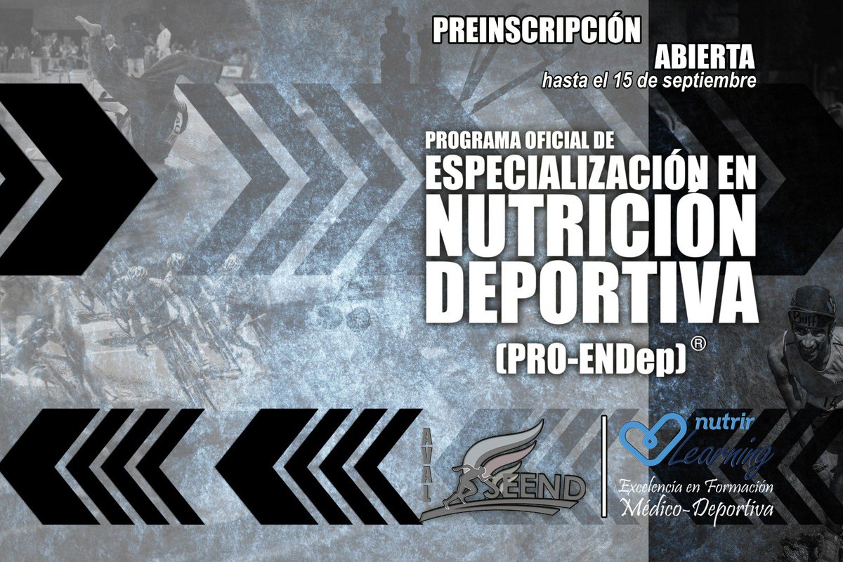 YA ESTÁN TODOS LOS DETALLES EN NUESTRA WEB!

-Informes e inscripción: info@nutrirlearning.com

-Solicitud de becas: secretaria@seend.es

PLAZAS LIMITADAS!

seend.es/index.php/capa…